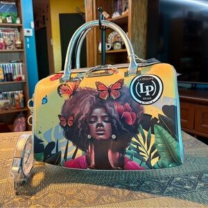 La Philippe Miami Handbag w/crossbody strap NWT